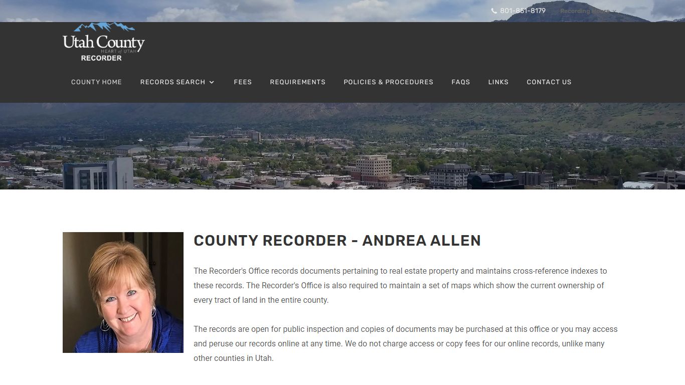 Utah County Recorder